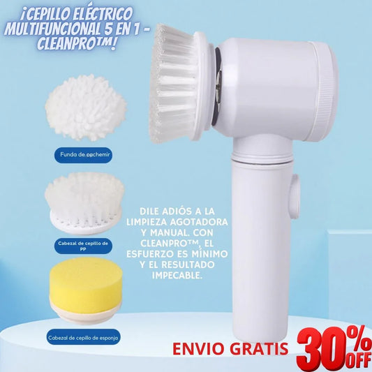 Cepillo Eléctrico Multifuncional 5 en 1 – CleanPro™