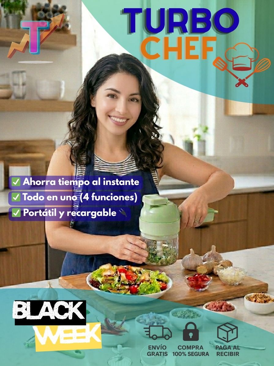 TURBO CHEF® Mini procesadora de alimentos