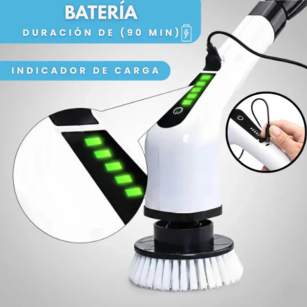 Cepillo Eléctrico Giratorio 9 en 1 - ICENSIA Inalámbrico