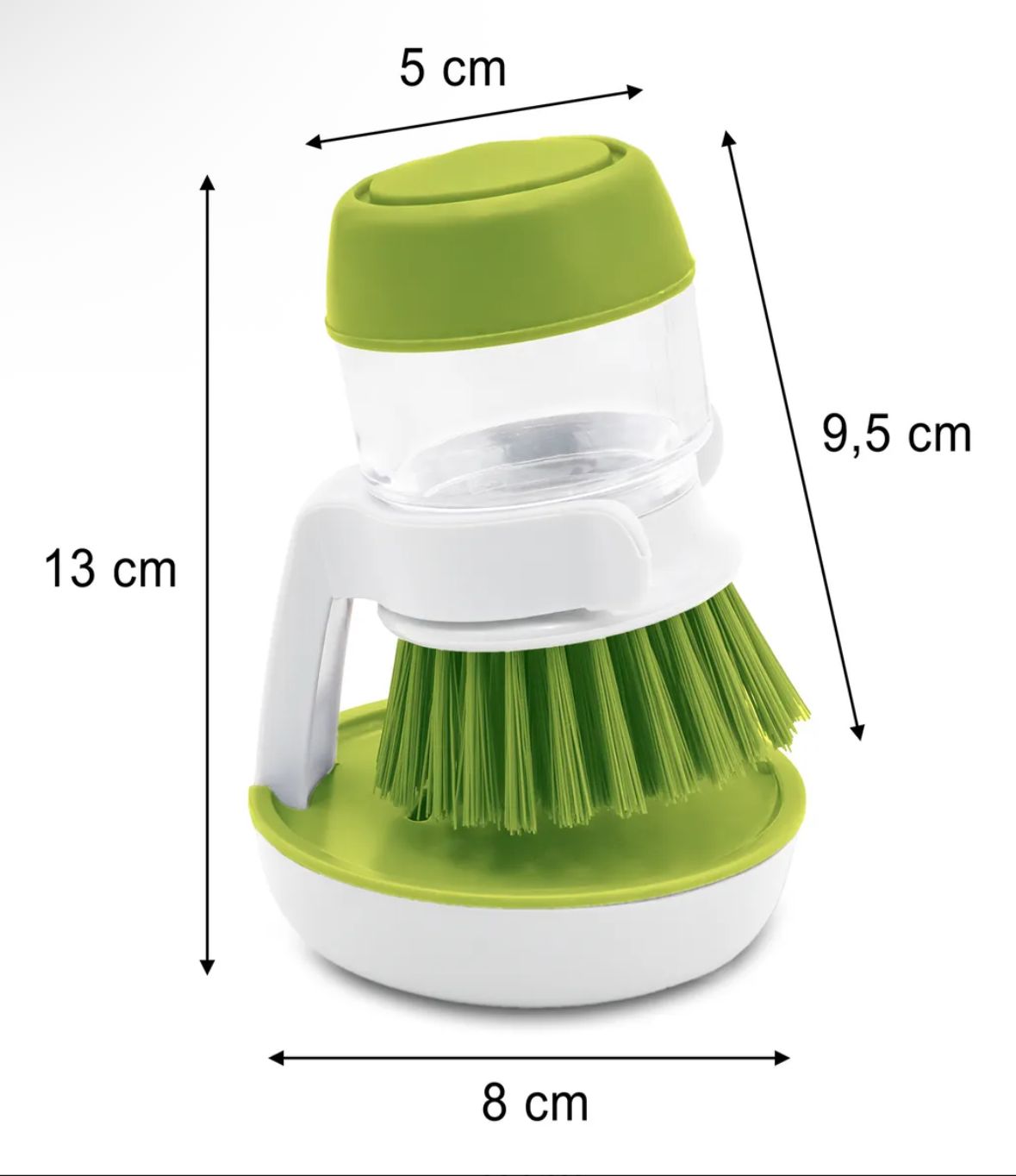 Rizzy | Cepillo Lavaplatos con Dispensador de Jabón 2 en 1  🧼✨