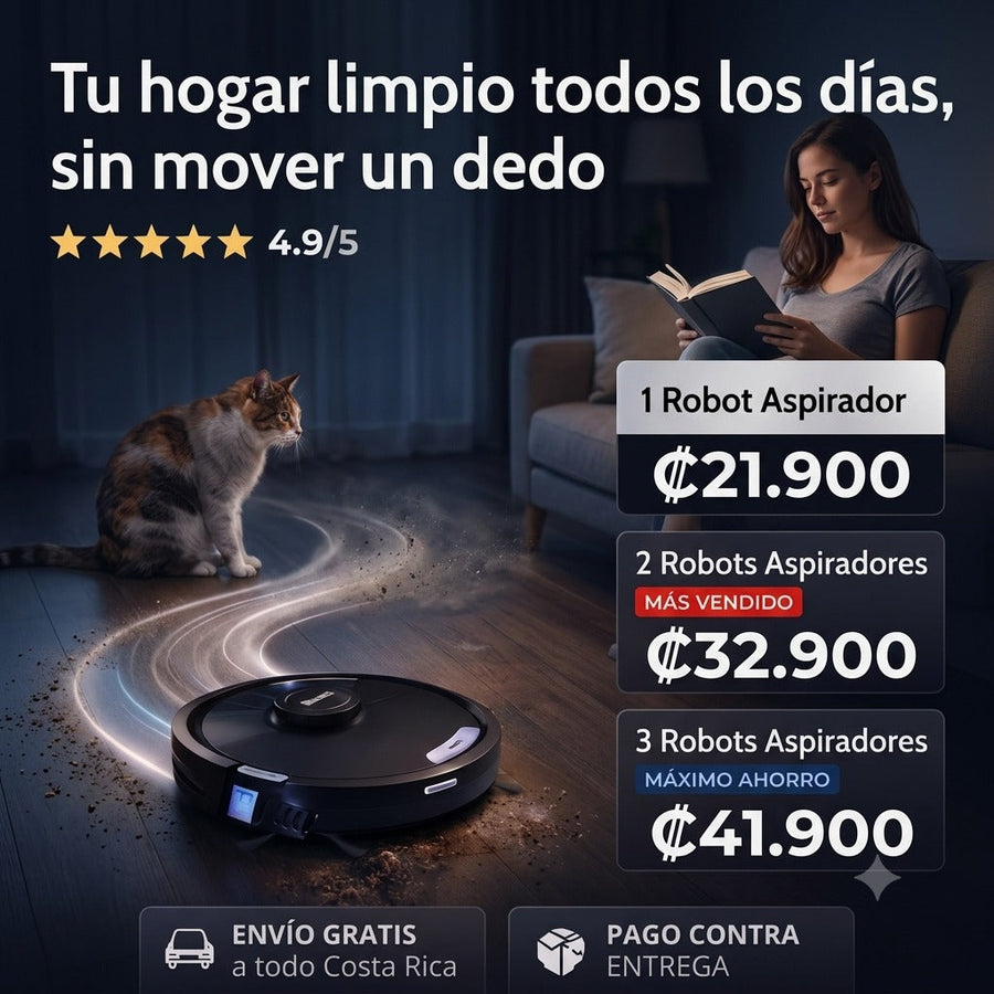 MATRIX ROBOT VACUUM – EL ROBOT QUE LIMPIA TU HOGAR MIENTRAS TÚ DESCANSAS 🏠